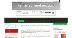 Desktop Screenshot of ferrailleur-metaux.com