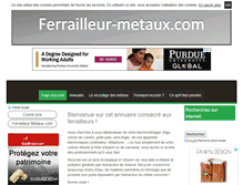 Tablet Screenshot of ferrailleur-metaux.com